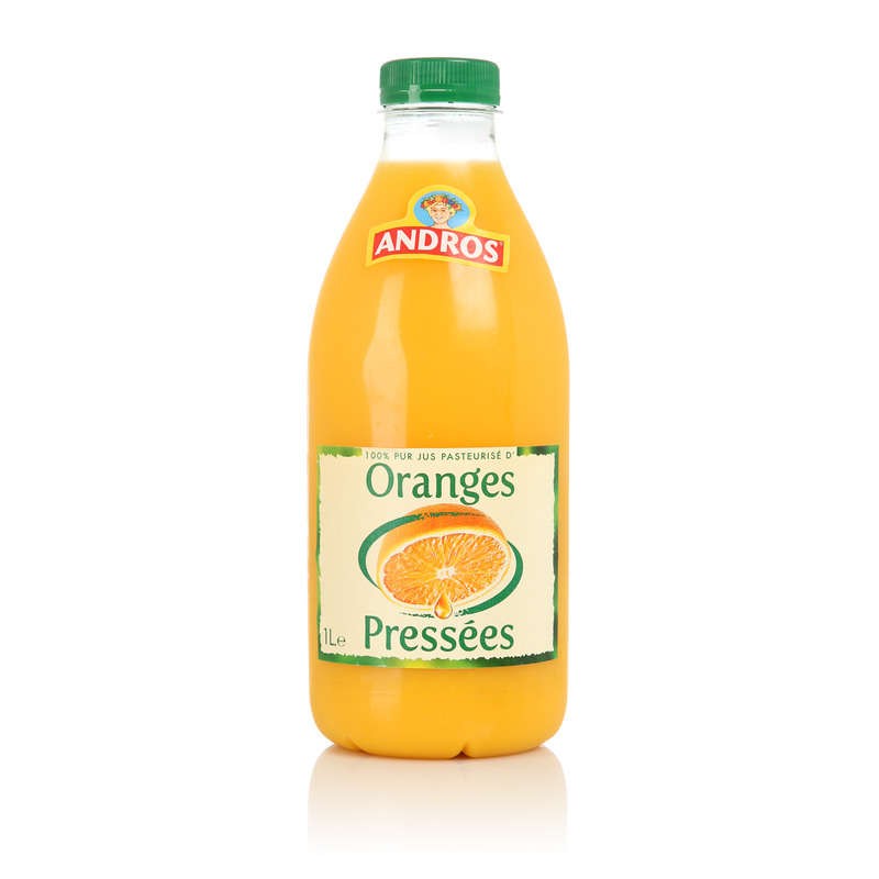ANDROS Orange pressée 100% pur jus 1L ANDROS Orange pressée 100% pur jus 1L