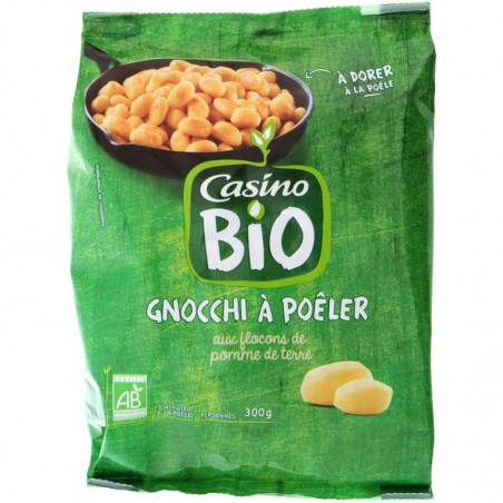 CASINO BIO Gnocchi à poêler Bio 300g