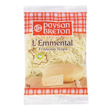 PAYSAN BRETON Emmental Breton râpé 70g