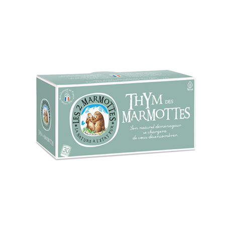 LES 2 MARMOTES Infusion thym 30 sachets 35g