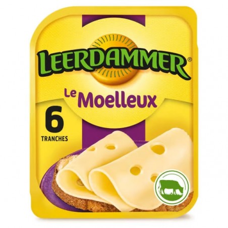 LEERDAMER Fromage en tranche Le Moelleux - 150g